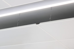 SPC perforated radiant panels - Marlborough College