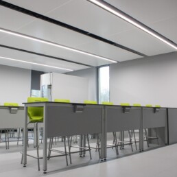 SPC perforated radiant panels - Marlborough College
