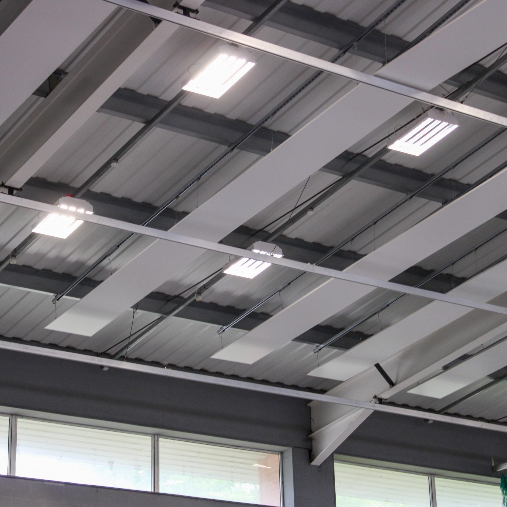 SPC Sportsline Radiant Panels - Cannock Chase High School (Sports Hall)