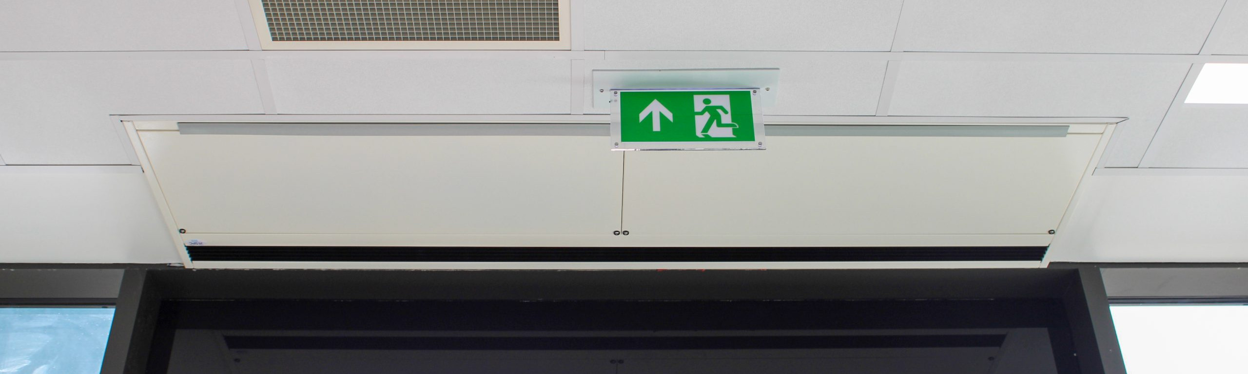 SPC AIRDOR Forcefield Air Curtains - Claverham Community College
