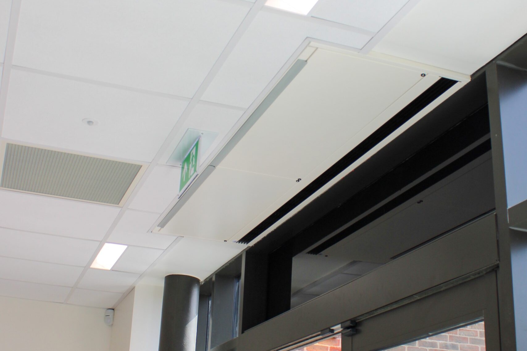 SPC AIRDOR Forcefield Air Curtains - Claverham Community College
