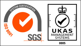 SGS ISO 9001 UKAS Management Systems Logo