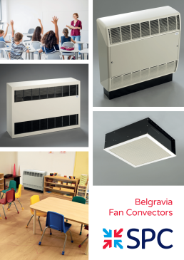 SPC Belgravia Fan Convector Brochure Issue 10 Cover