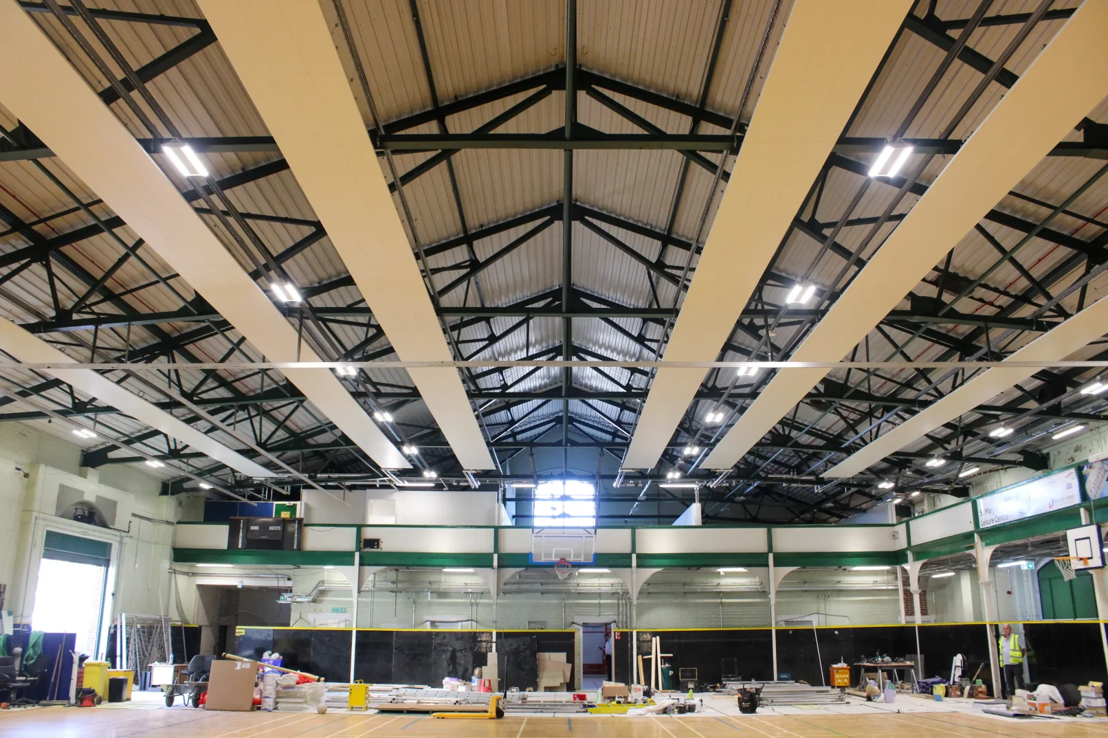 iTwenty Eight Industrial Radiant Panels - Five Rivers Leisure Centre project